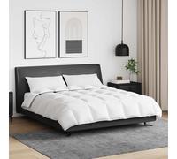 vidaXL Edredón de Invierno con almohada 3 uds. Pluma de pato White