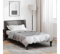 vidaXL Edredón de Todo el Año 140 x 220 cm 300 gsm Plateado