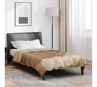 vidaXL Edredón de Todo el Año 155 x 200 cm 300 gsm Dorado