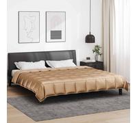 vidaXL Edredón de Todo el Año 200 x 200 cm 300 gsm Dorado