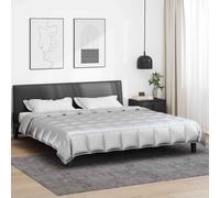 vidaXL Edredón de Todo el Año 200 x 200 cm 300 gsm Plateado