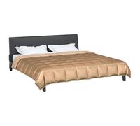 vidaXL Edredón de Todo el Año 200 x 240 cm 300 gsm Dorado