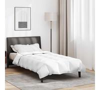 vidaXL Edredón de Verano 155 x 220 cm Verano Pluma Blanco Transpirable