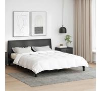 vidaXL Edredón de Verano 240 x 220 cm Verano Pluma Blanco Transpirable