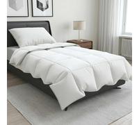 vidaXL Edredón FULDA 135 x 200 cm Verano 100 GSM 90% plumón de ganso