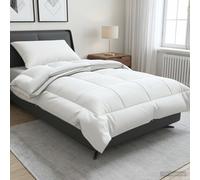 vidaXL, funda de edredón FULDA, 155 x 200 cm, para todas las estaciones, 310 GSM, color blanco