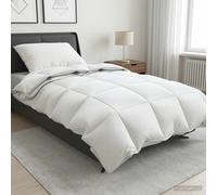vidaXL, funda de edredón FULDA, 155 x 220 cm, para todas las estaciones, 310 GSM, color blanco