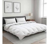 vidaXL, funda de edredón FULDA, 200 x 240 cm, para todas las estaciones, 310 GSM, color blanco