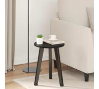 vidaXL Encimera Ø 30 x 1,5 cm Redondo Madera de ingeniería Negro