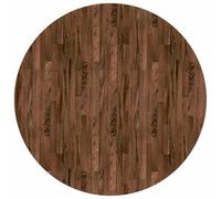 vidaXL Encimera Ø 50 x 2,5 cm Redondo Madera de Roble Sólido, Mesa Redonda Reversible Moderna, Superficie de Roble, Muebles de Comedor funcionales, diseño Simple
