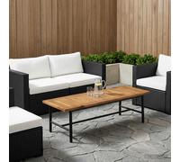 vidaXL Encimera 108,5 x 35 x 2 cm Rectangular Madera de Acacia Sólida