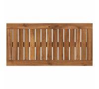 vidaXL Tablero rectangular de madera de acacia maciza de 60,5 x 30 x 2 cm
