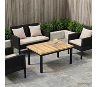 vidaXL Encimera 60,5 x 49 x 2 cm Rectangular Madera de Acacia Sólida