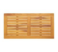 vidaXL Encimera Aceite Natural 90 x 45 x 2 cm Madera de Acacia Sólida