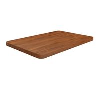vidaXL Encimera baño madera maciza tratada marrón oscuro 60x40x2,5 cm