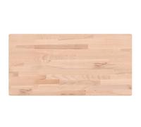vidaXL Encimera de baño en madera maciza de haya 100x50x1,5 cm 355985