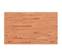 vidaXL Encimera de baño Madera Maciza de Haya 100x60x1,5 cm