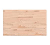 vidaXL Encimera de baño Madera Maciza de Haya 100x60x2,5 cm