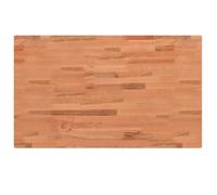 vidaXL Encimera de baño Tablero de lavabo Madera maciza de haya 100x60x4 cm