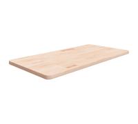 vidaXL Encimera de baño madera maciza sin tratar 100x50x2,5 cm