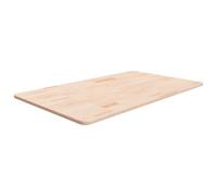 vidaXL Encimera de baño madera maciza sin tratar 100x60x1,5 cm