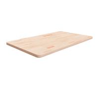 vidaXL Encimera de baño madera maciza sin tratar 100x60x2,5 cm