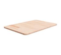 vidaXL Encimera de baño madera maciza sin tratar 60x40x1,5 cm