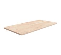 vidaXL Encimera de baño madera maciza sin tratar 80x40x1,5 cm