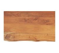 vidaXL Encimera de baño rectangular madera maciza de acacia 100x60x2,5 cm
