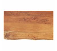 vidaXL Encimera de baño rectangular madera maciza de acacia 110x60x3,8 cm