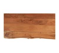 vidaXL Encimera de baño rectangular madera maciza de acacia 120x60x3,8 cm