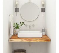 vidaXL Encimera de baño rectangular – Madera maciza de acacia 70x60x2,5 cm