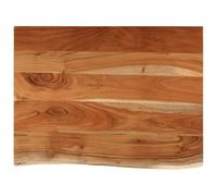 vidaXL Encimera de Baño Rectangular, Tablero de Tocador, Encimera de Lavabo, Tablero para Armario, Madera Maciza de Acacia 70x60x3,8 cm