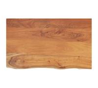 vidaXL Encimera de baño rectangular – Madera maciza de acacia 90x60x2,5 cm