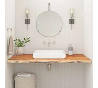 vidaXL Encimera de baño rectangular madera maciza acacia 90x60x2,5 cm