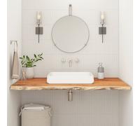 vidaXL Encimera de Baño Rectangular, Tablero de Tocador, Encimera de Lavabo, Tablero para Armario, Madera Maciza de Acacia 90x60x3,8 cm