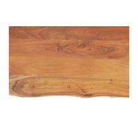 vidaXL Encimera de baño rectangular madera maciza acacia 90x60x3,8 cm