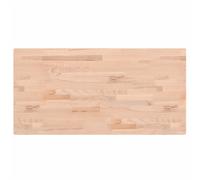 vidaXL Encimera de Baño Superficie de Tocador Madera Maciza de Haya 80X40X1,5 cm Color Natural, Marrón, y mas