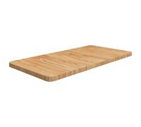vidaXL Encimera de madera maciza tratada marrón claro 80x40x2,5cm