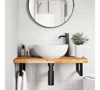 vidaXL: Encimera para lavabo con revestimiento de aceite, 100x40x4 cm, madera maciza de acacia