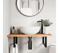 vidaXL: Encimera para lavabo con revestimiento de aceite, 100x50x2 cm, madera maciza de acacia