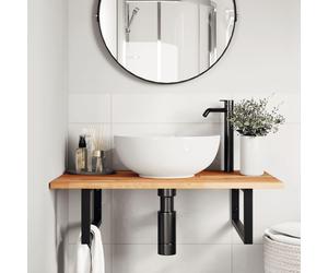 vidaXL: Encimera para lavabo con revestimiento de aceite, 100x50x2 cm, madera maciza de acacia