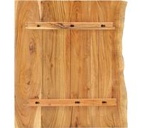 vidaXL: Encimera para lavabo de baño, madera maciza de acacia, 80x52x3,8 cm
