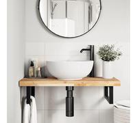 vidaXL: Encimera para lavabo, sin tratar, de 100x40x4 cm, madera maciza de acacia