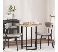 vidaXL Encimera Roble Sonoma Ø 80 x 1,5 cm Madera de ingeniería