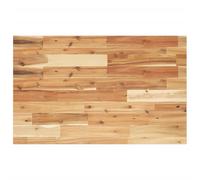 vidaXL Encimera tocador baño madera acacia acabado aceite 100x50x2 cm