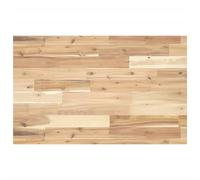 vidaXL Encimera tocador baño madera acacia sin tratar 140x50x4 cm