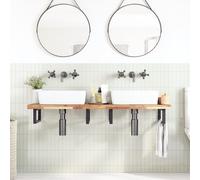 vidaXL Encimera tocador de baño madera acacia sin tratar 160x40x4cm