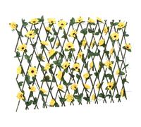 Vidaxl Enrejado Expansible Hiedra Artificial Amarillo 5 Uds 180x20 Cm