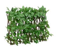 Vidaxl Enrejado Expansible Hiedra Artificial Verde 5 Uds 180x30cm